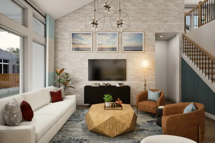 The Zinnia - Family Room The Zinnia - Family Room