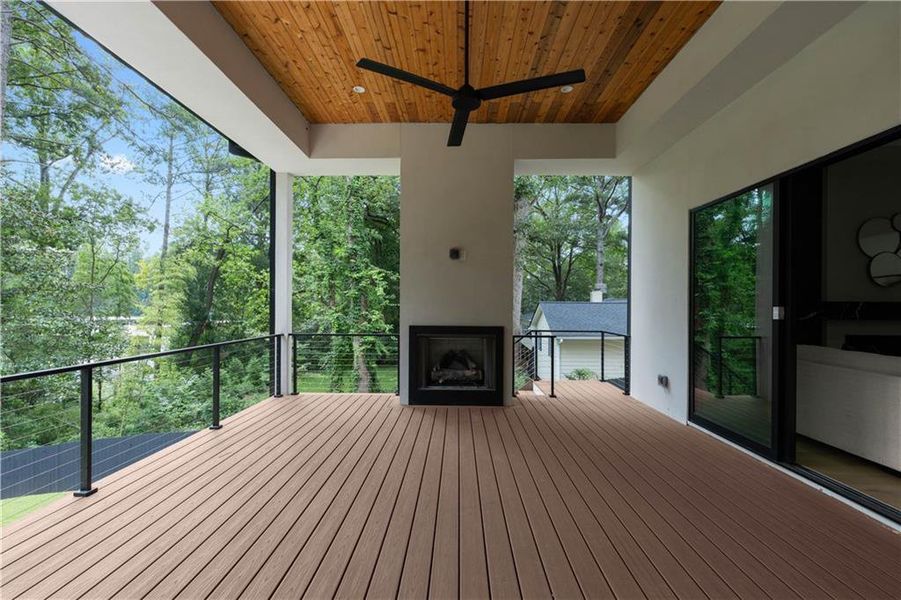 Exterior details and patio area of a home in , Atlanta (Image 33). Exterior details and patio area of a home in , Atlanta (Image 33).