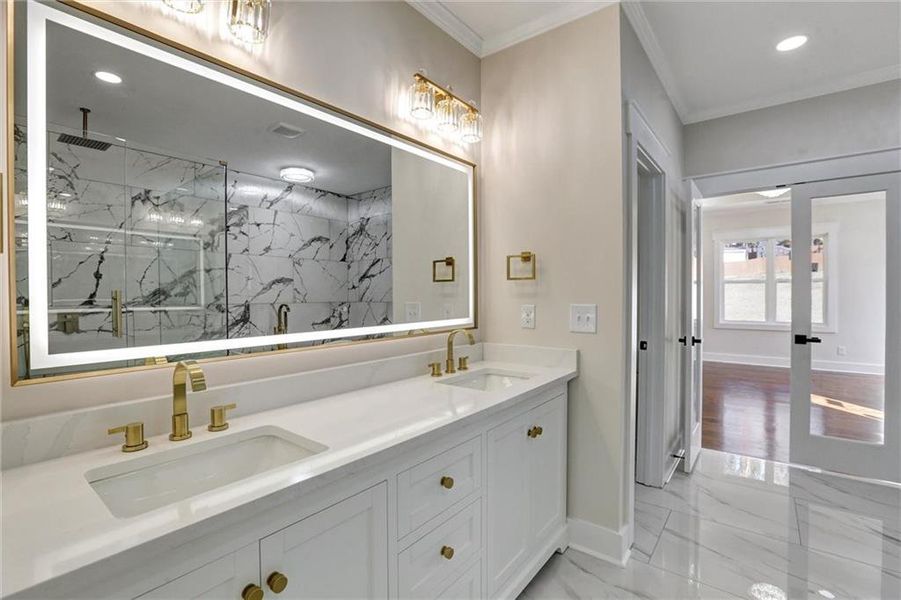 Furnished interior view inside a new home in , Snellville (Image 6). Furnished interior view inside a new home in , Snellville (Image 6).