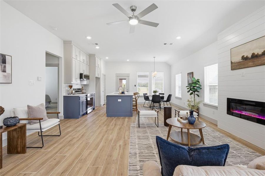 Furnished interior view inside a new home in , Hillsboro (Image 5).
