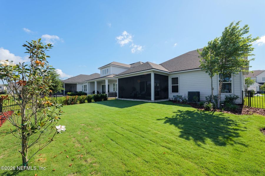 Exterior details and patio area of a home in Seabrook Village at Seabrook, Ponte Vedra (Image 37).
