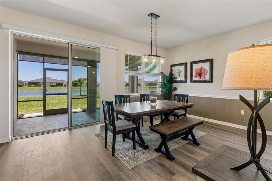 Furnished interior view inside a new home in Star Farms at Lakewood Ranch, Bradenton (Image 64).