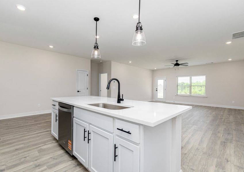 Enjoy moving around the open entertainment area