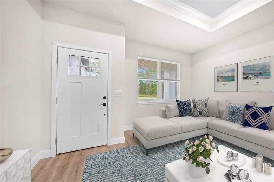 Furnished interior view inside a new home in , Citrus Springs (Image 2).