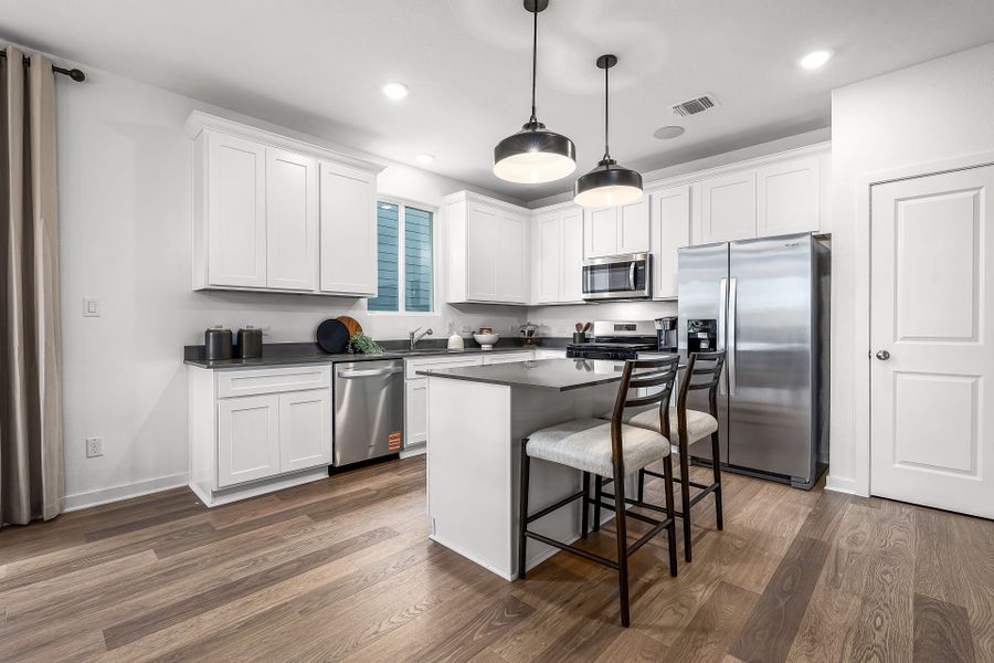 Representative furnished interior of a home built from the Eastgate by Centex in Vantage, San Marcos (Image 11).
