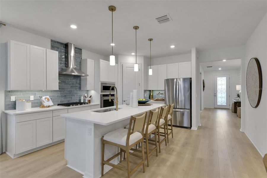 Furnished interior view inside a new home in Creekside Run at Babcock Ranch, Punta Gorda (Image 28).