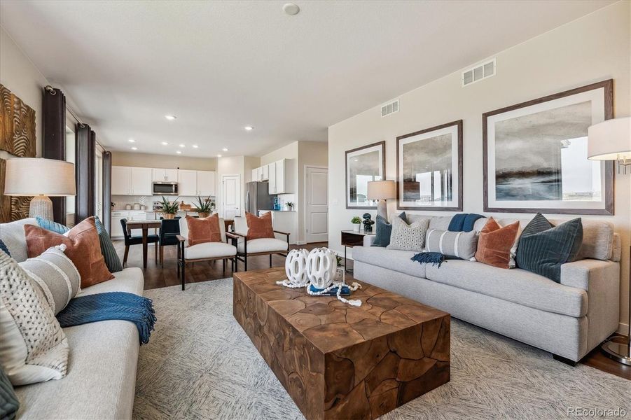 Furnished interior view inside a new home in Spring Valley Ranch, Elizabeth (Image 12).