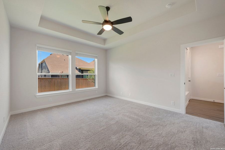 Spacious, unfurnished interior of a new home in Mayfair - Select Garden Series, New Braunfels (Image 31). Spacious, unfurnished interior of a new home in Mayfair - Select Garden Series, New Braunfels (Image 31).