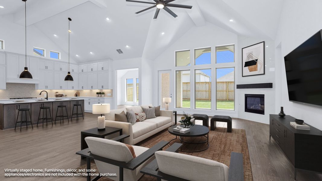 Furnished interior view inside a new home in Audubon, Magnolia (Image 4).