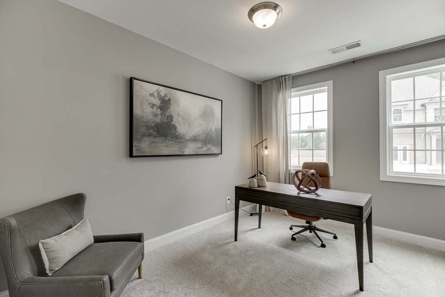 Representative furnished interior of a home built from the Archer by Ashton Woods in Reverie on Cumberland, Atlanta (Image 17).