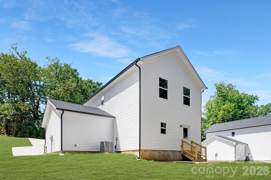 Exterior details and patio area of a home in , Bessemer City (Image 29).