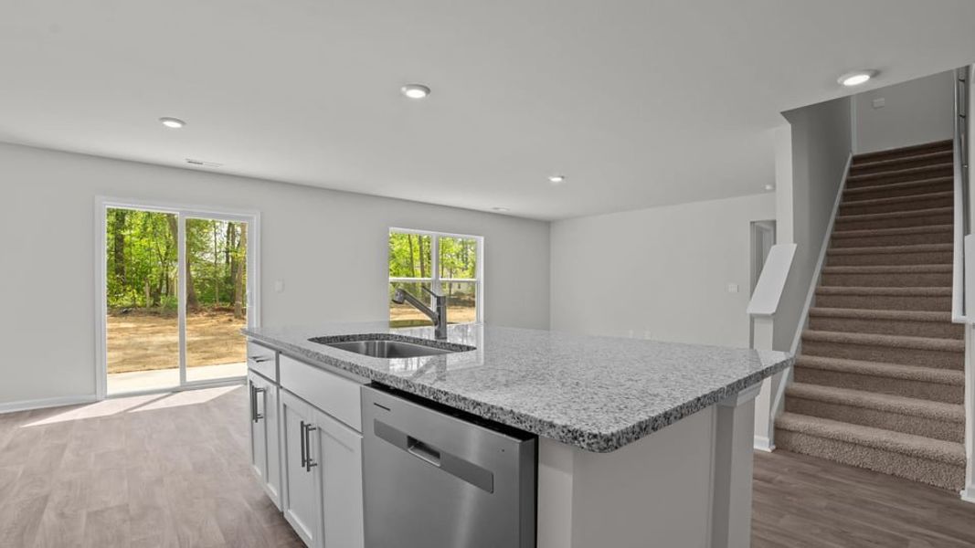 Furnished interior view inside a new home in Blair Ridge, La Grange (Image 8).