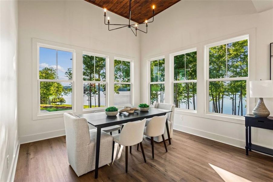 Furnished interior view inside a new home in , Greensboro (Image 37).