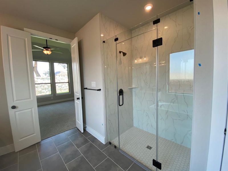 Large mudset shower