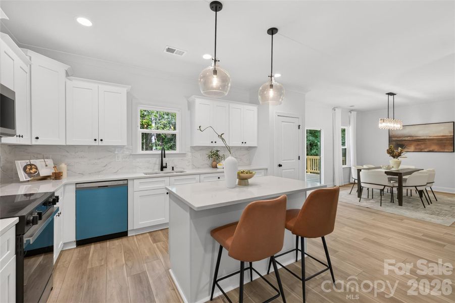 Furnished interior view inside a new home in , Harrisburg (Image 10).