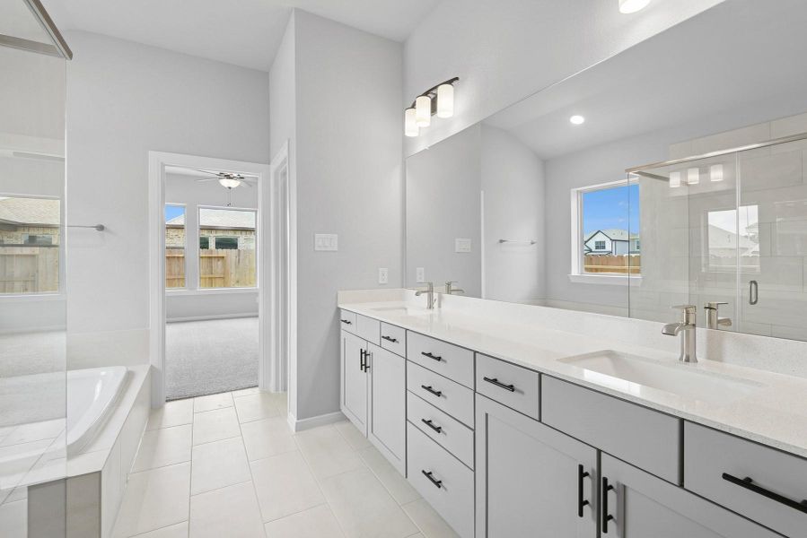 Furnished interior view inside a new home in Escondido 50' Homesites, Magnolia (Image 3). Furnished interior view inside a new home in Escondido 50' Homesites, Magnolia (Image 3).