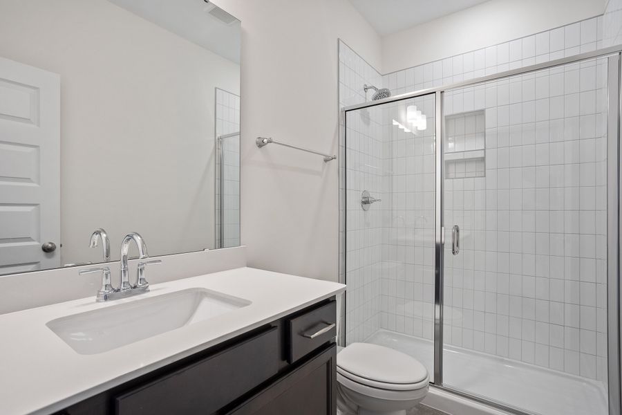 Furnished interior view inside a new home in Georgias Landing, Raleigh (Image 7).