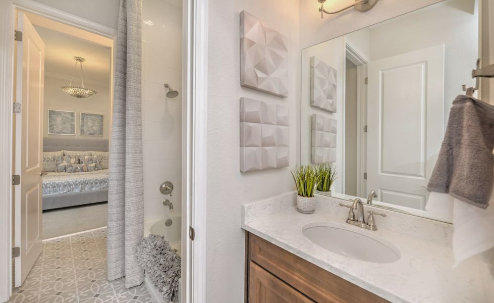 Furnished interior view inside a new home in Seven Pines, Jacksonville (Image 29).