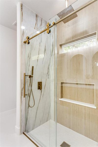 Close-up of interior finishes inside a home in , Fort Worth (Image 18).