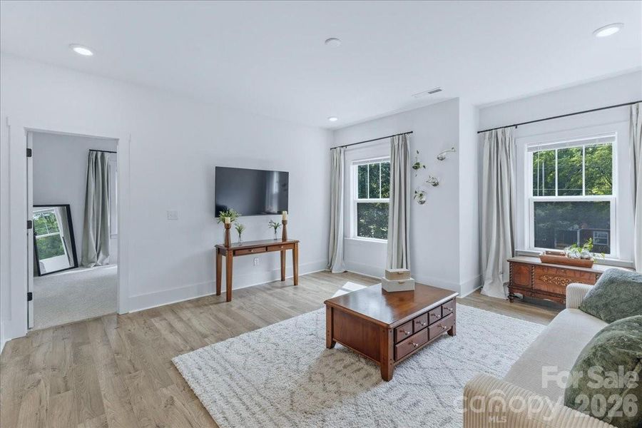 Furnished interior view inside a new home in , Charlotte (Image 8). Furnished interior view inside a new home in , Charlotte (Image 8).