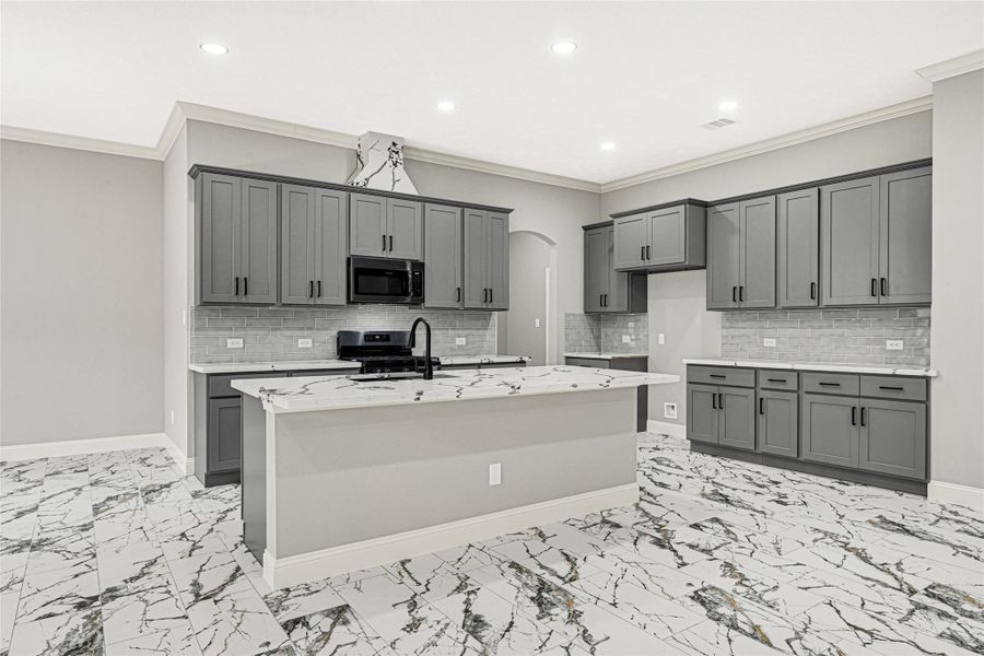 Furnished interior view inside a new home in , Baytown (Image 4).