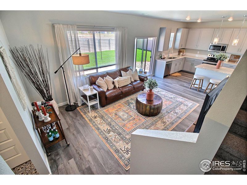 Furnished interior view inside a new home in Liberty Draw, Evans (Image 32).