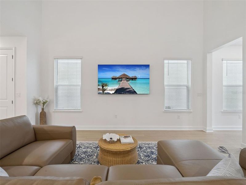 Furnished interior view inside a new home in Harvest at Ovation, Winter Garden (Image 16).