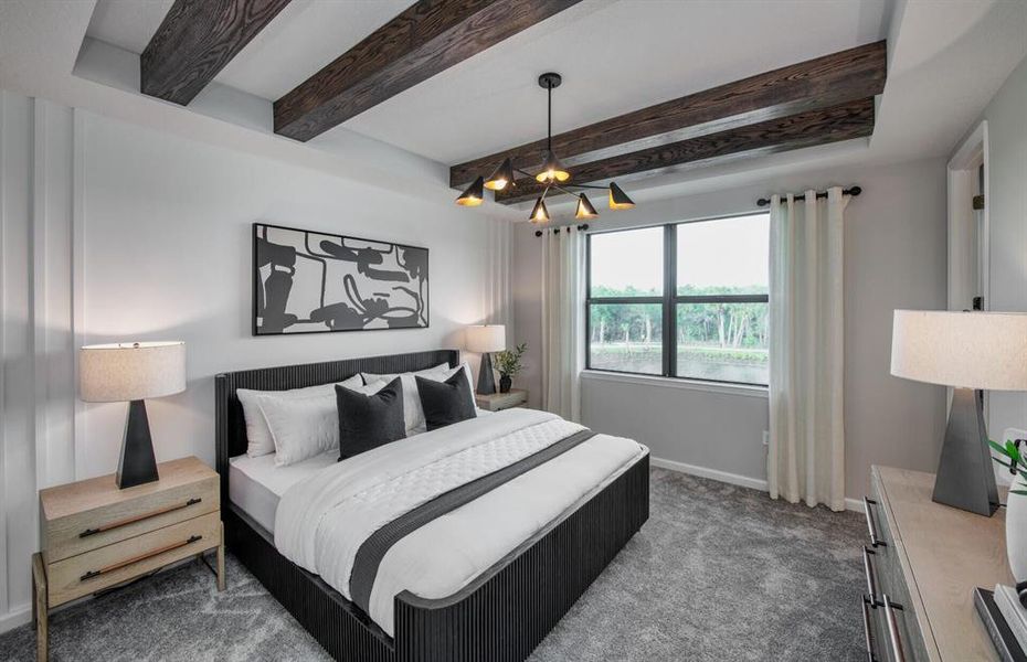 Furnished interior view inside a new home in Everton, Lantana (Image 7).