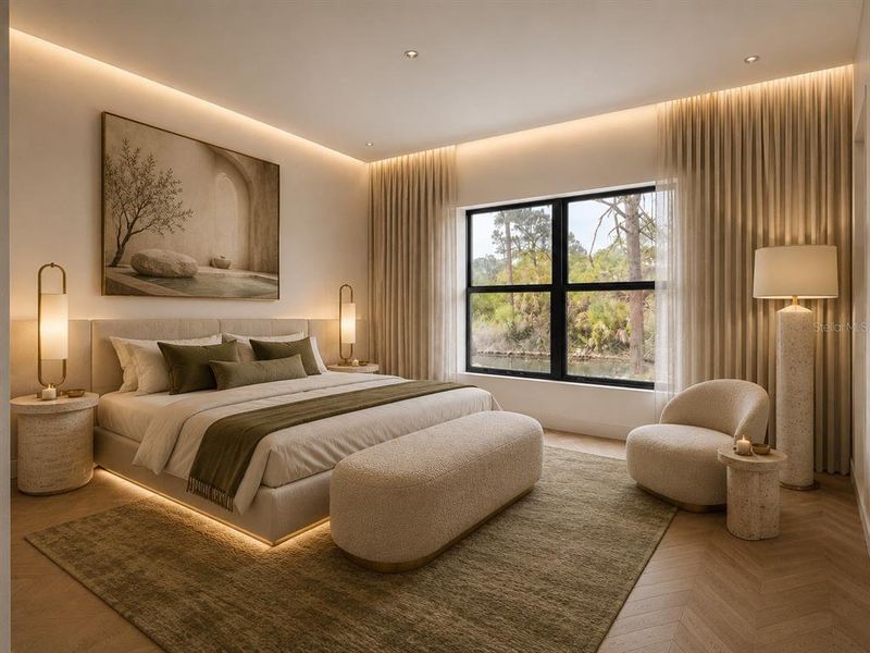 Furnished interior view inside a new home in , Port Charlotte (Image 5).