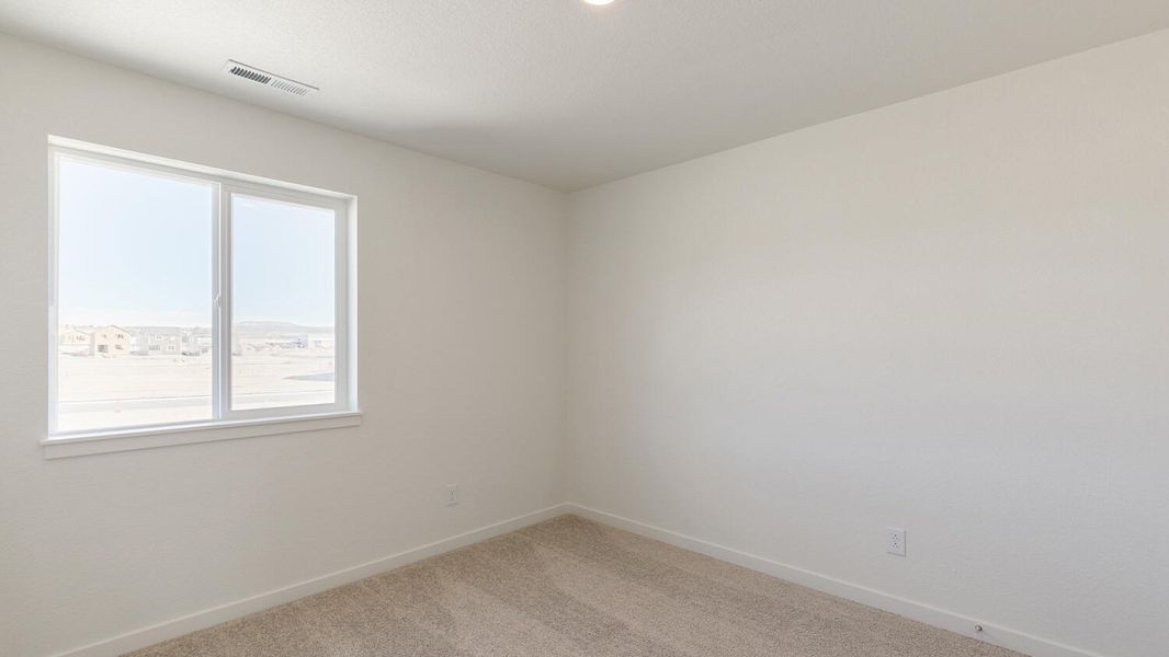 Representative unfurnished interior of a home built from the Sparrow by D.R. Horton in The Ridge at Lorson Ranch, Colorado Springs (Image 19). Representative unfurnished interior of a home built from the Sparrow by D.R. Horton in The Ridge at Lorson Ranch, Colorado Springs (Image 19).