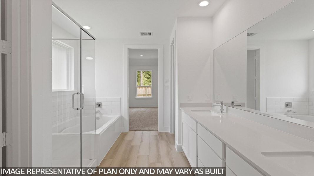 Furnished interior view inside a new home in Mill Creek Estates, Magnolia (Image 7).