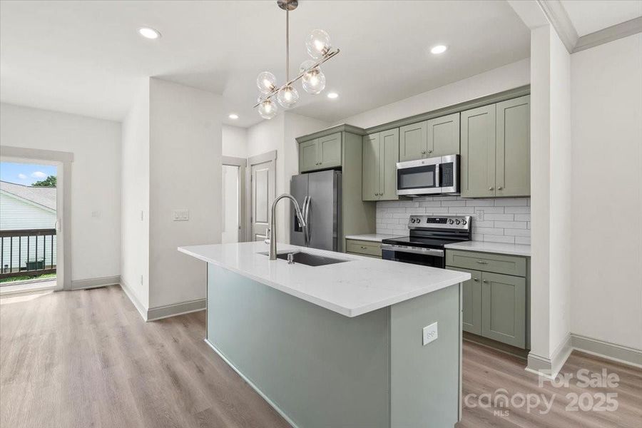 Furnished interior view inside a new home in , Gastonia (Image 13).