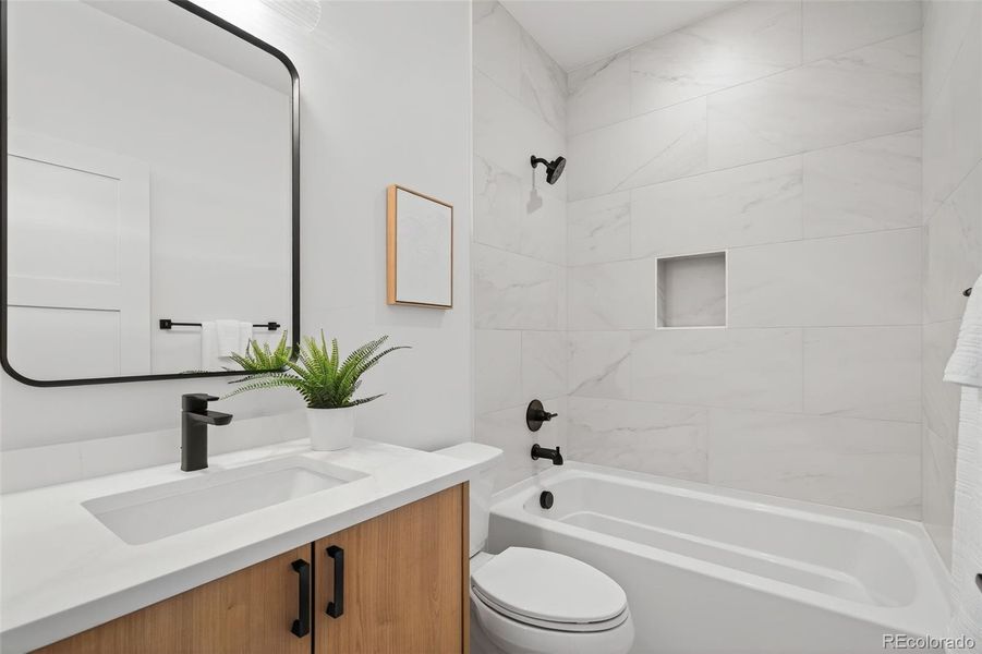 Furnished interior view inside a new home in , Denver (Image 17).