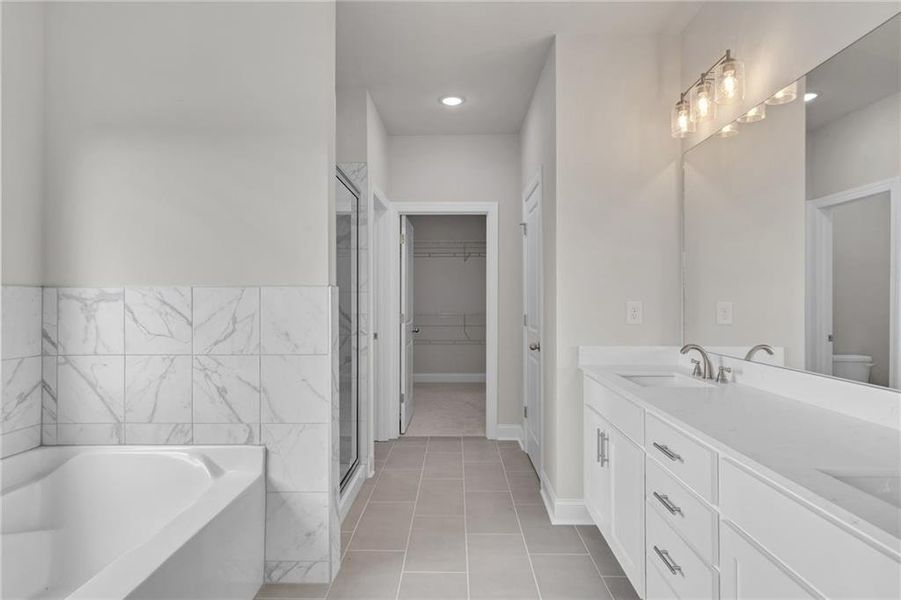 Furnished interior view inside a new home in , Buford (Image 12).