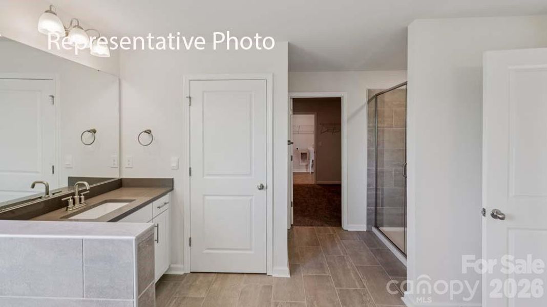 Furnished interior view inside a new home in Sanctuary at Southgate, Indian Trail (Image 10).