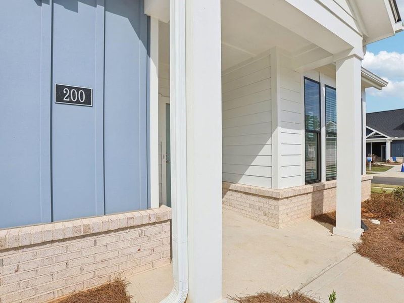 Exterior details and patio area of a home in , Holly Springs (Image 3).
