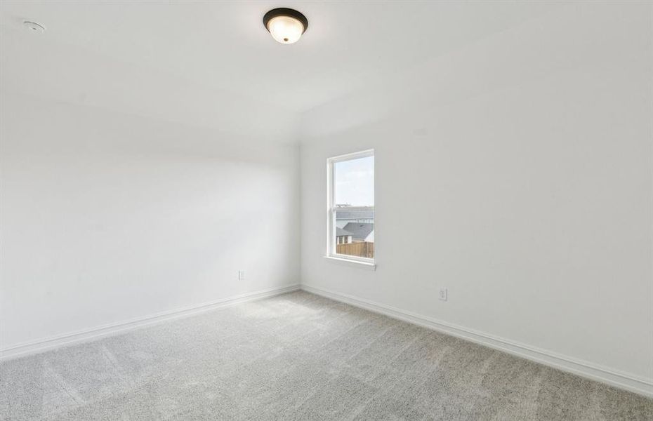 Comfortable secondary bedroom with generous closet space Comfortable secondary bedroom with generous closet space