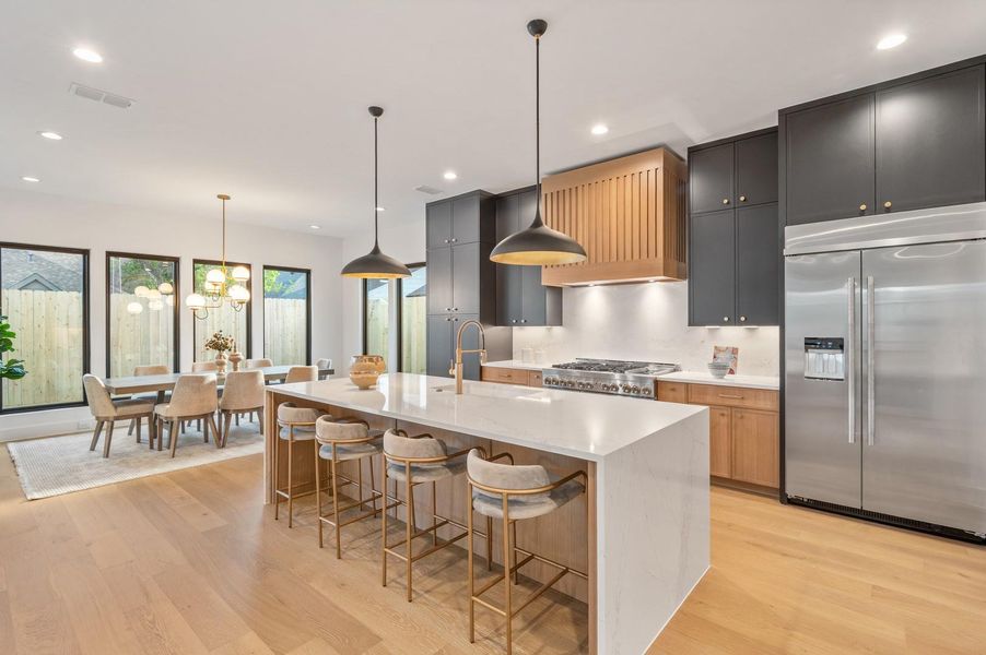 Furnished interior view inside a new home in , Houston (Image 9).