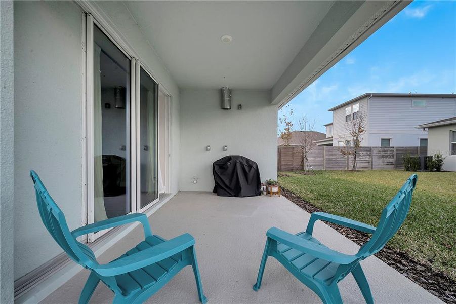 Covered Lanai with pre-plumbed ourdoor kitchen