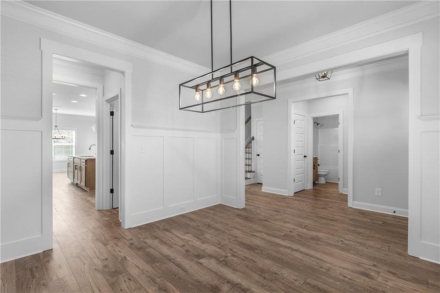 Spacious, unfurnished interior of a new home in Calgary Downs, Winder (Image 17).