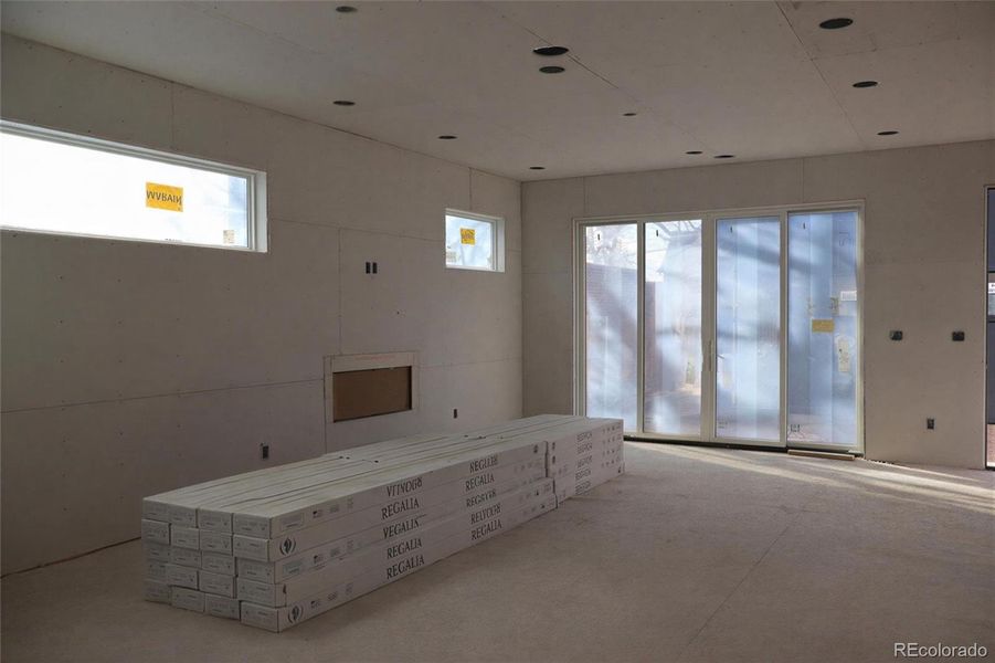 Family Room looking out of the patio door