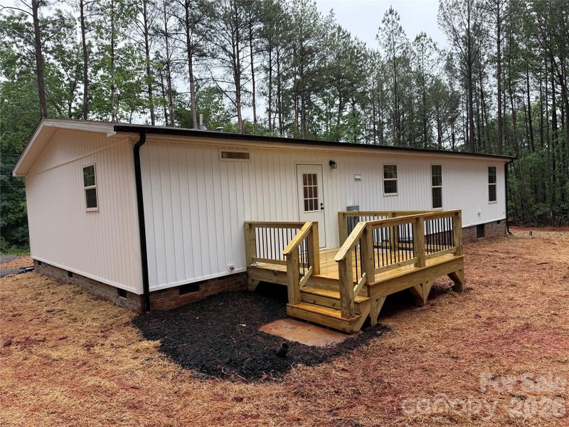 Exterior details and patio area of a home in , Morganton (Image 16).