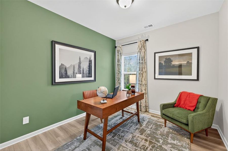 Furnished interior view inside a new home in Jones Ridge, Dallas (Image 21).