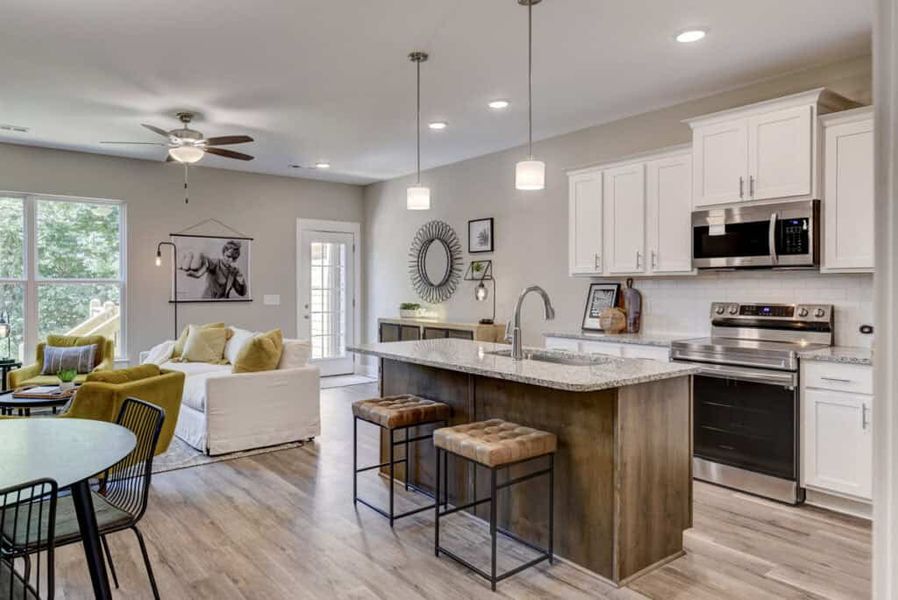 Furnished interior view inside a new home in The Grove at Kennesaw Farms, Gallatin (Image 4).