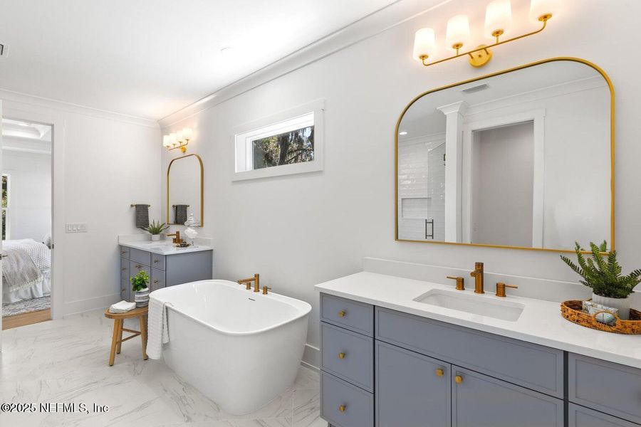 Furnished interior view inside a new home in , Neptune Beach (Image 19).