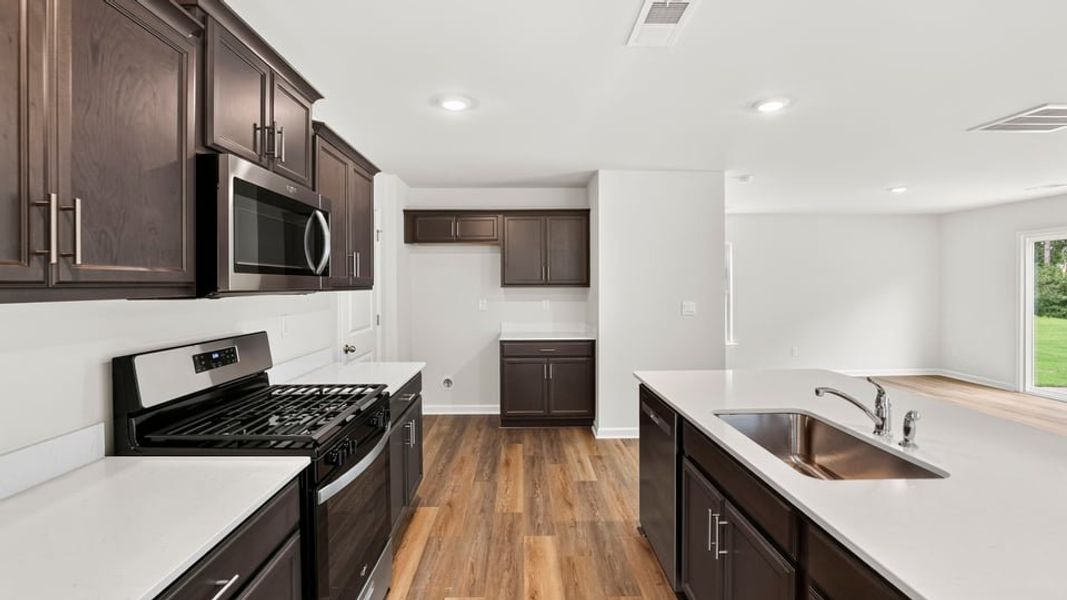 Furnished interior view inside a new home in Durbin Meadows, Fountain Inn (Image 9).