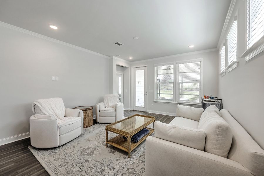 Furnished interior view inside a new home in Del Webb Charleston at Nexton, Summerville (Image 14). Furnished interior view inside a new home in Del Webb Charleston at Nexton, Summerville (Image 14).