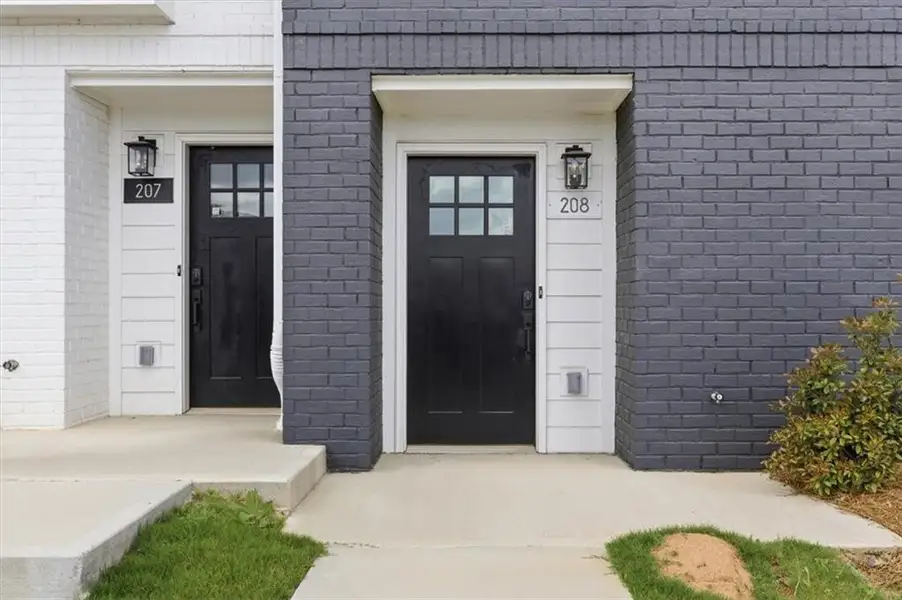Exterior details and patio area of a home in , Atlanta (Image 3).