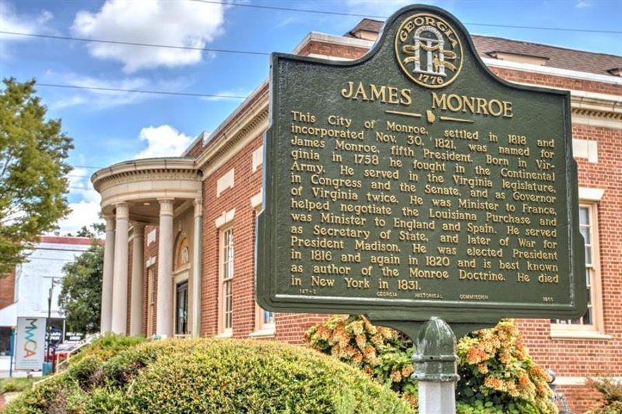 Front exterior of a new home in Pinegate, Covington, GA, highlighting curb appeal (Image 30).