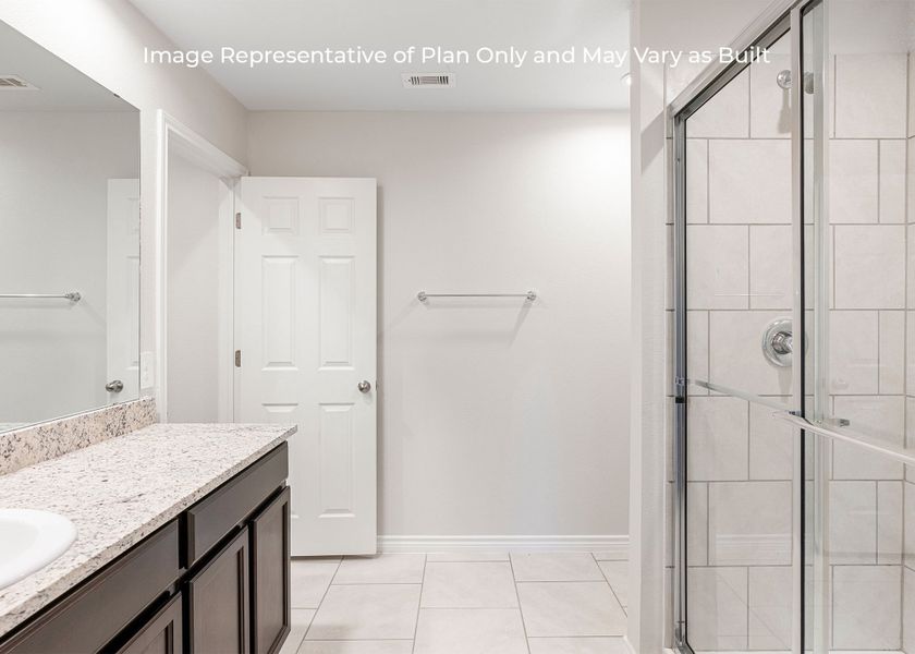 Representative furnished interior of a home built from the Camden by D.R. Horton in London Towne, Corpus Christi (Image 8).